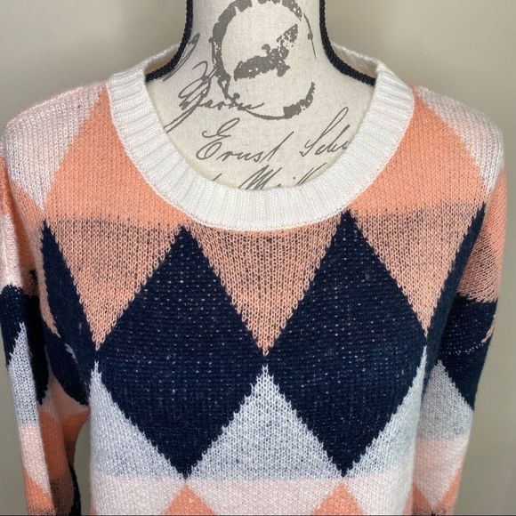 Favlux Fashion Argyle Sweater Small - Picture 3 of 10